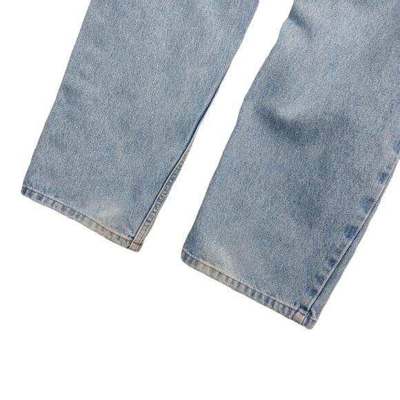 Vintage 90s Chaps Ralph Lauren Men's 38x32 Stone Wash Straight Leg Jeans Relaxed - Picture 9 of 9